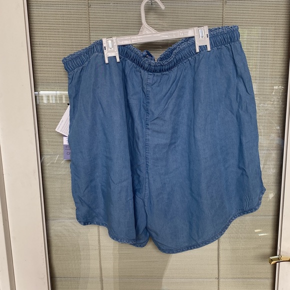 NWT Ci Sono Clothing Size 3X Chambray Shorts - Picture 9 of 17